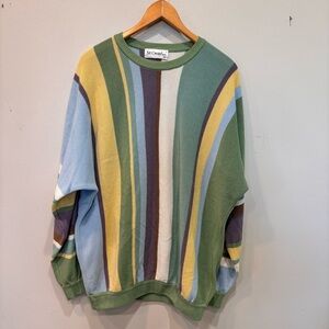 Vintage St. Croix Shop Pullover Striped Sweater Multicolor Men’s Size Medium
